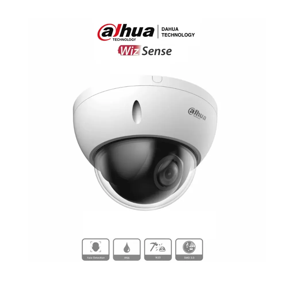 [CAM-0022] DAHUA SD22204DB-GNY Cámara IP PTZ 2MP 4x Zoom WizSense