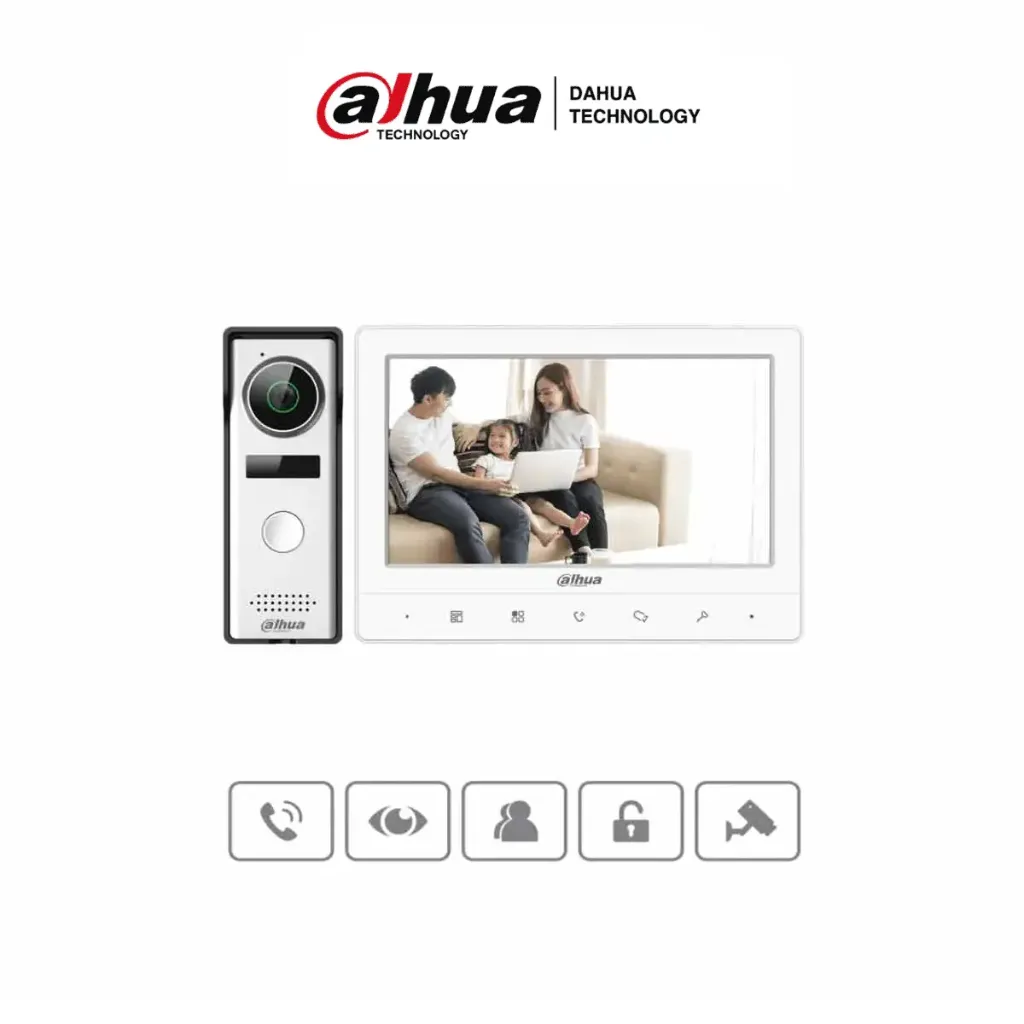 DAHUA KTA02 + Videoportero Analógico 7" Táctil