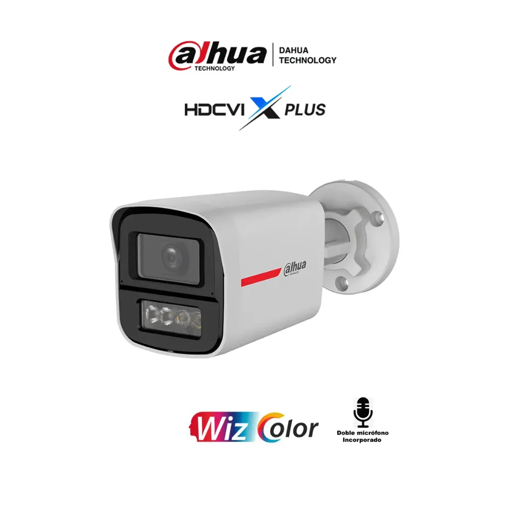 DAHUA DH-HAC-HFW1249XN-A-PRO Cámara Bullet 2MP WizColor Video 24/7